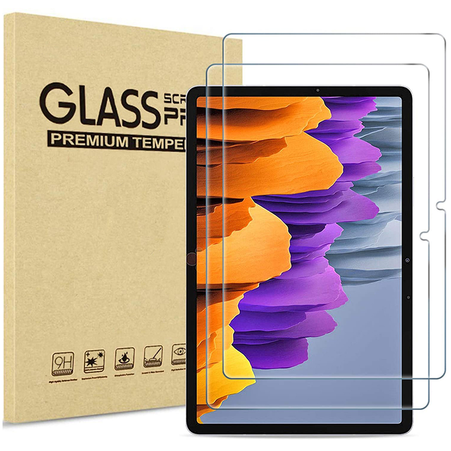 2 Pack Samsung Galaxy Tab S7 9H Hardness Tempered Glass Screen Protector