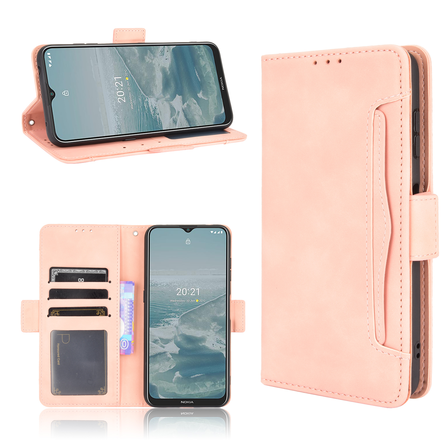 Nokia G10 Case Nokia G20 Case Wallet Leather Phone Case Shockproof Durable Retro Flip Cover