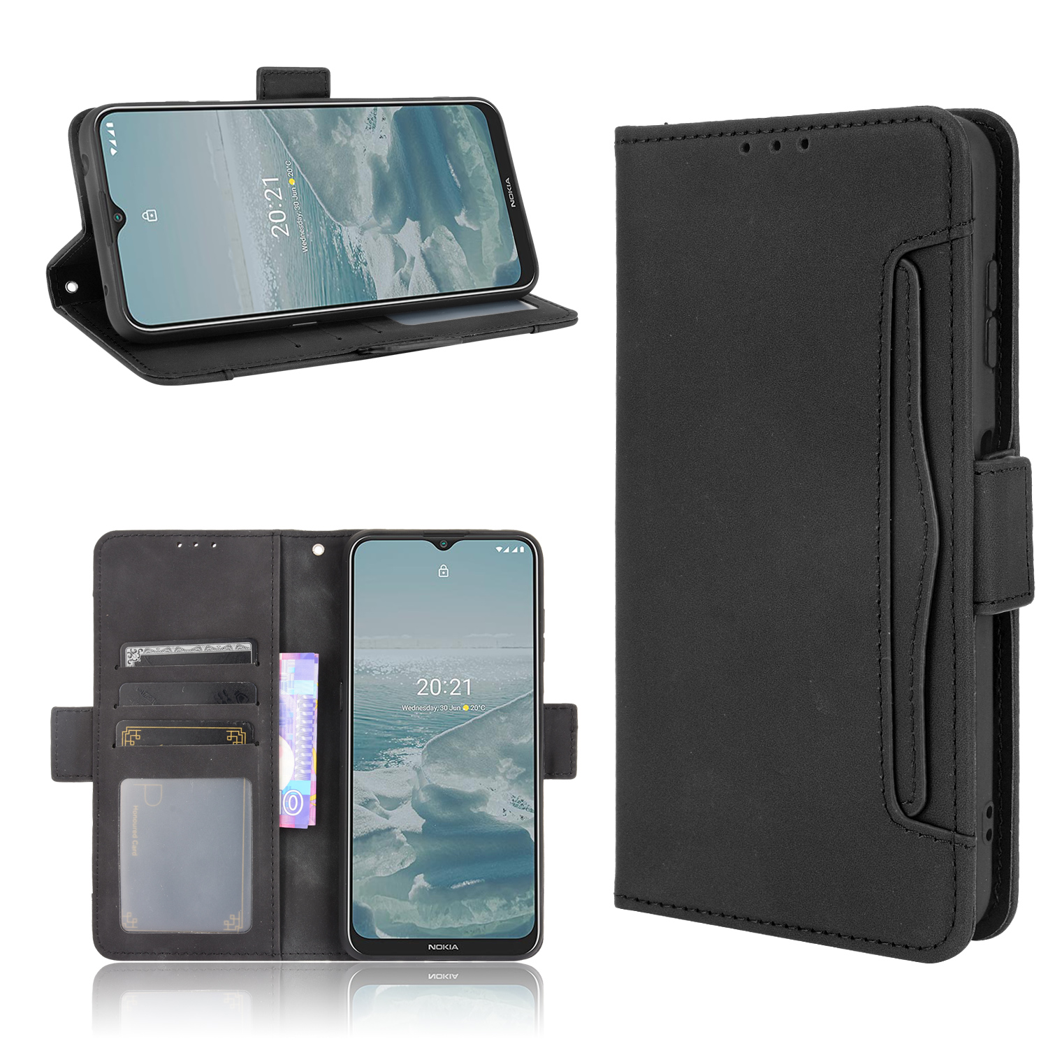 Nokia G10 Case Nokia G20 Case Wallet Leather Phone Case Shockproof Durable Retro Flip Cover