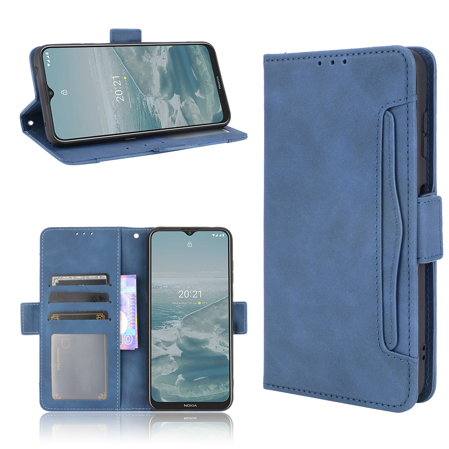 Nokia G10 Case Nokia G20 Case Wallet Leather Phone Case Shockproof Durable Retro Flip Cover