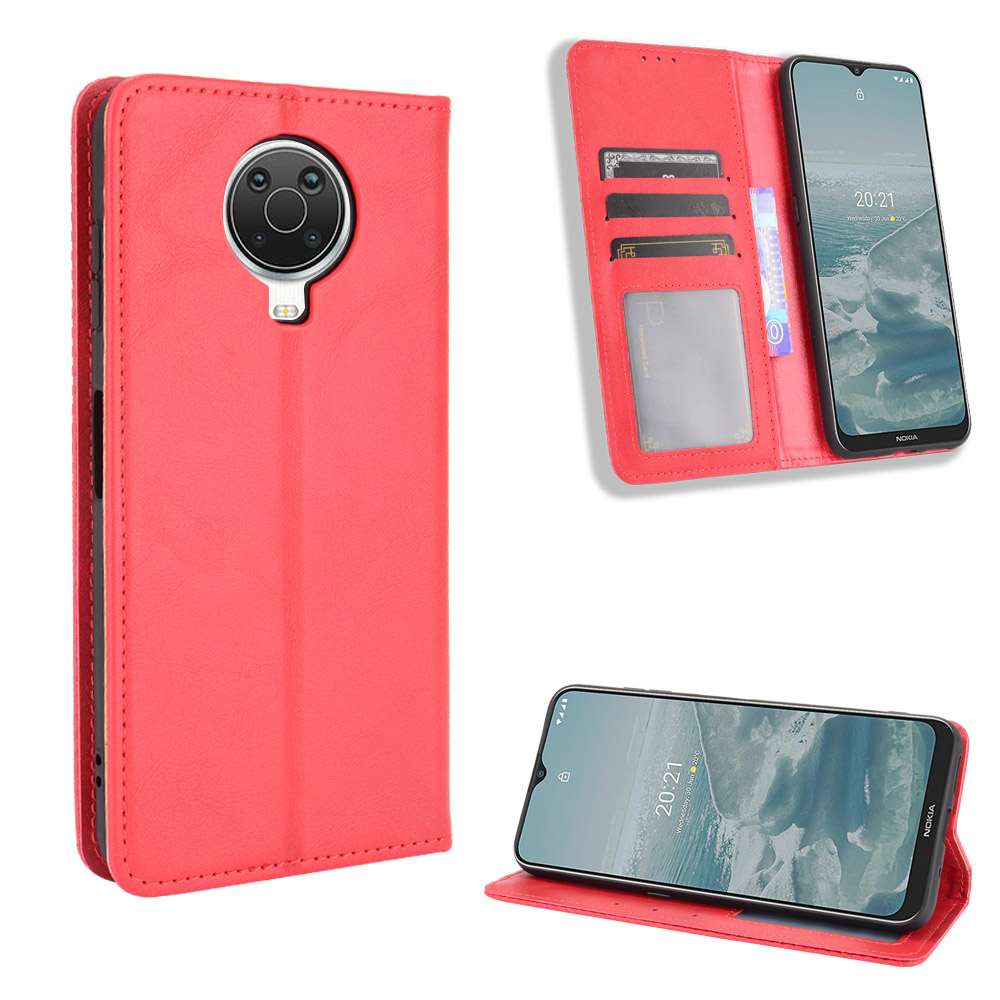 Nokia G10 Case Nokia G20 Case Wallet Leather Phone Case Shockproof Durable Retro Flip Cover