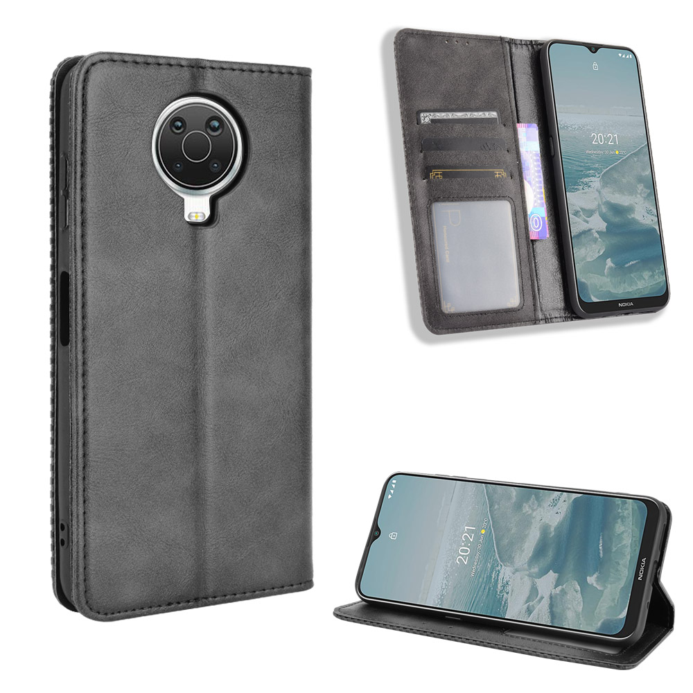 Nokia G10 Case Nokia G20 Case Wallet Leather Phone Case Shockproof Durable Retro Flip Cover