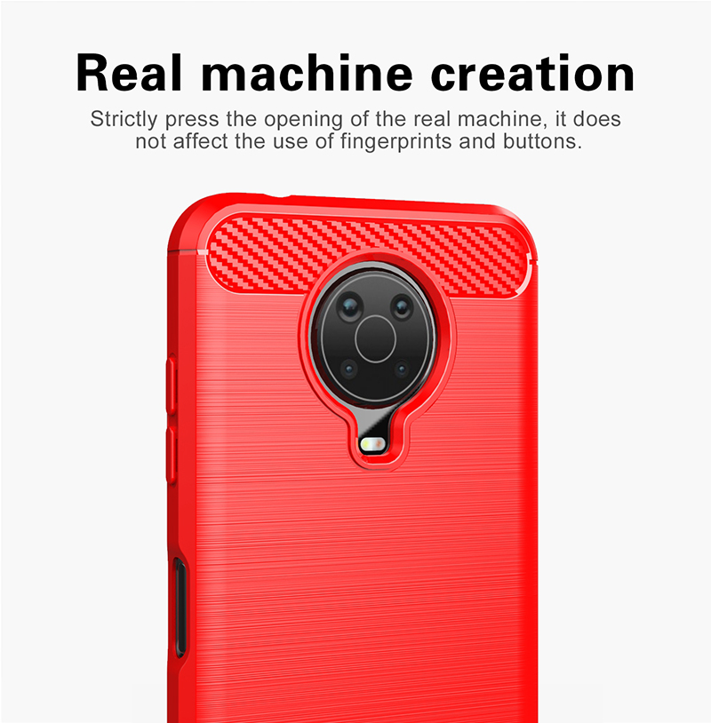 Shinwo - Phone Case for Nokia G10 Nokia G20 Cover Carbon Fiber Soft TPU Back Cover