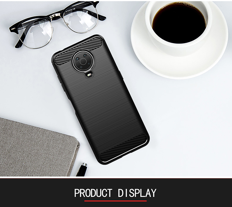 Shinwo - Phone Case for Nokia G10 Nokia G20 Cover Carbon Fiber Soft TPU Back Cover