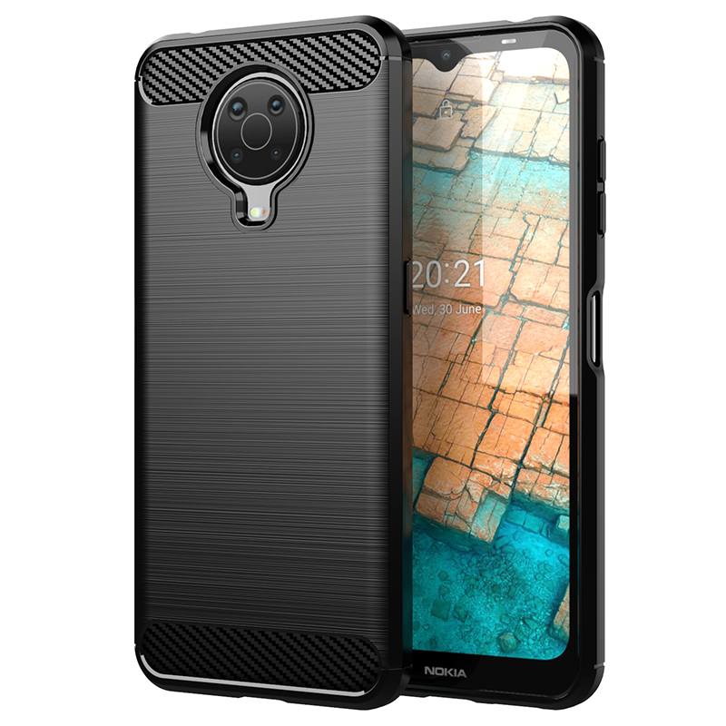 Shinwo - Phone Case for Nokia G10 Nokia G20 Cover Carbon Fiber Soft TPU Back Cover