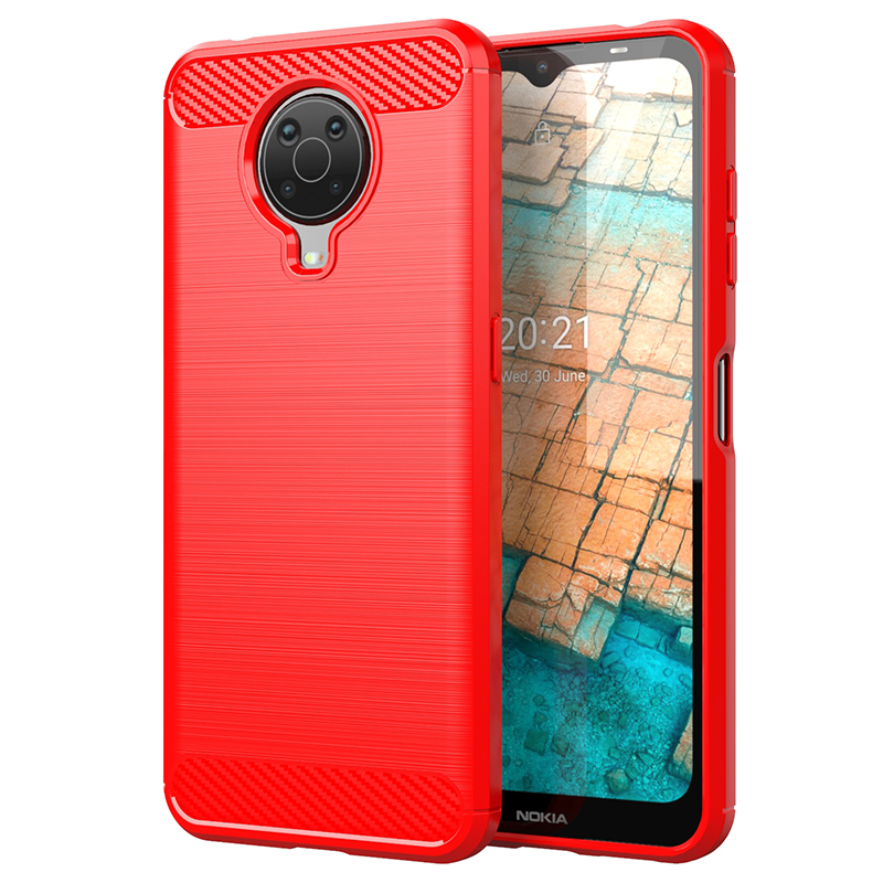 Shinwo - Phone Case for Nokia G10 Nokia G20 Cover Carbon Fiber Soft TPU Back Cover