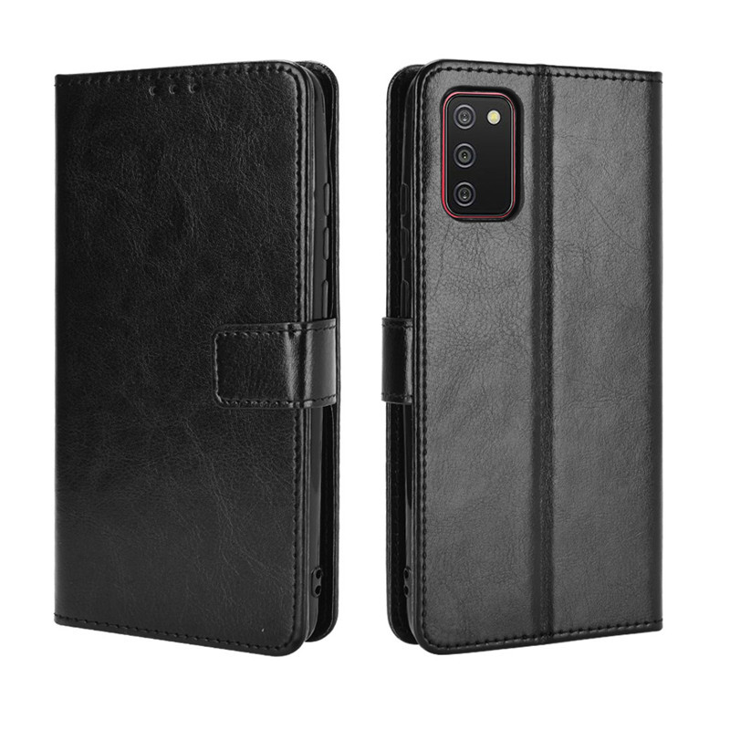 Leather Wallet Phone Case for Samsung Galaxy A03s - 6.5inch Flip cover