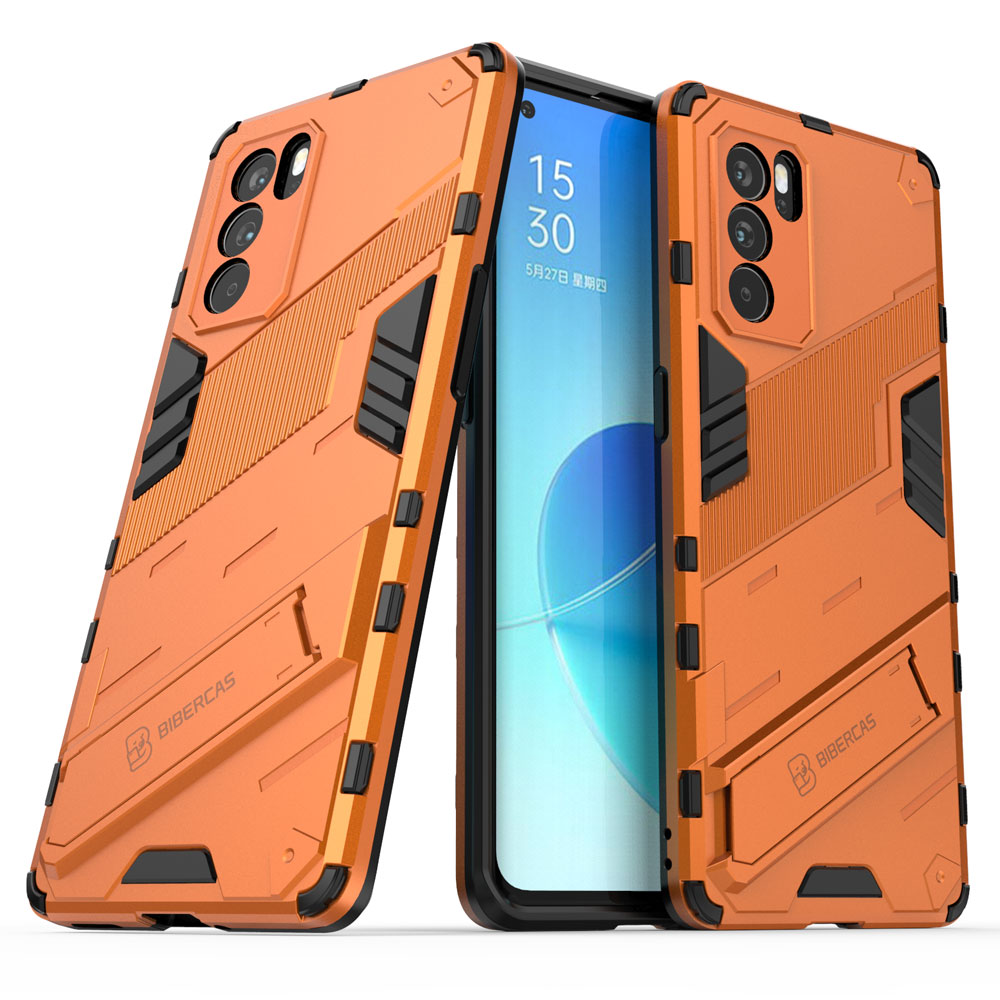 OPPO Reno 6 5G Phone Case Amor [Drop-protection] with Car Magnetic Ring Holder