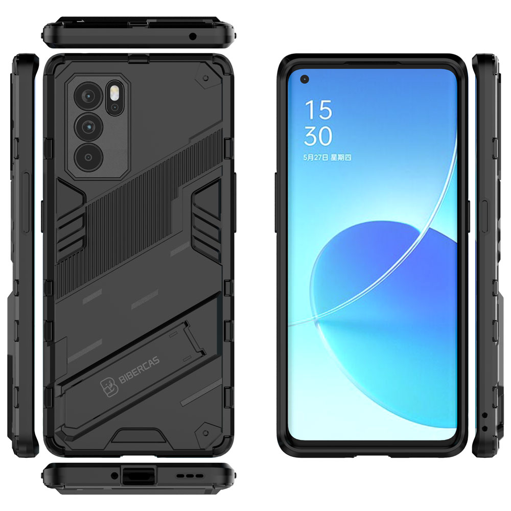 OPPO Reno 6 5G Phone Case Amor [Drop-protection] with Car Magnetic Ring Holder