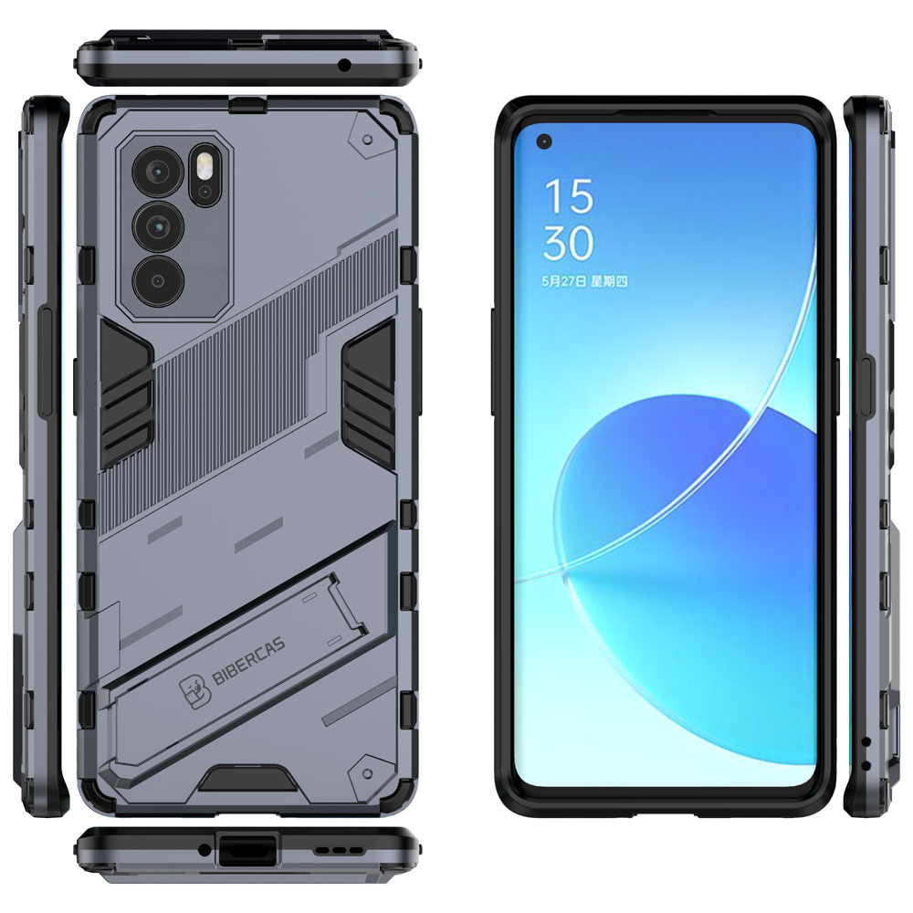 OPPO Reno 6 5G Phone Case Amor [Drop-protection] with Car Magnetic Ring Holder