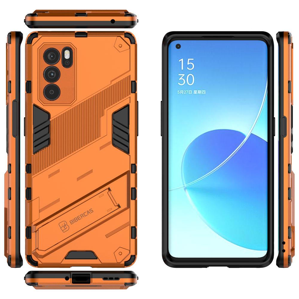 OPPO Reno 6 5G Phone Case Amor [Drop-protection] with Car Magnetic Ring Holder
