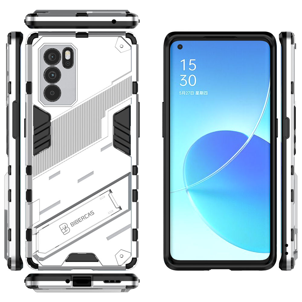OPPO Reno 6 5G Phone Case Amor [Drop-protection] with Car Magnetic Ring Holder