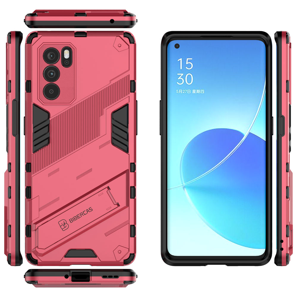 OPPO Reno 6 5G Phone Case Amor [Drop-protection] with Car Magnetic Ring Holder