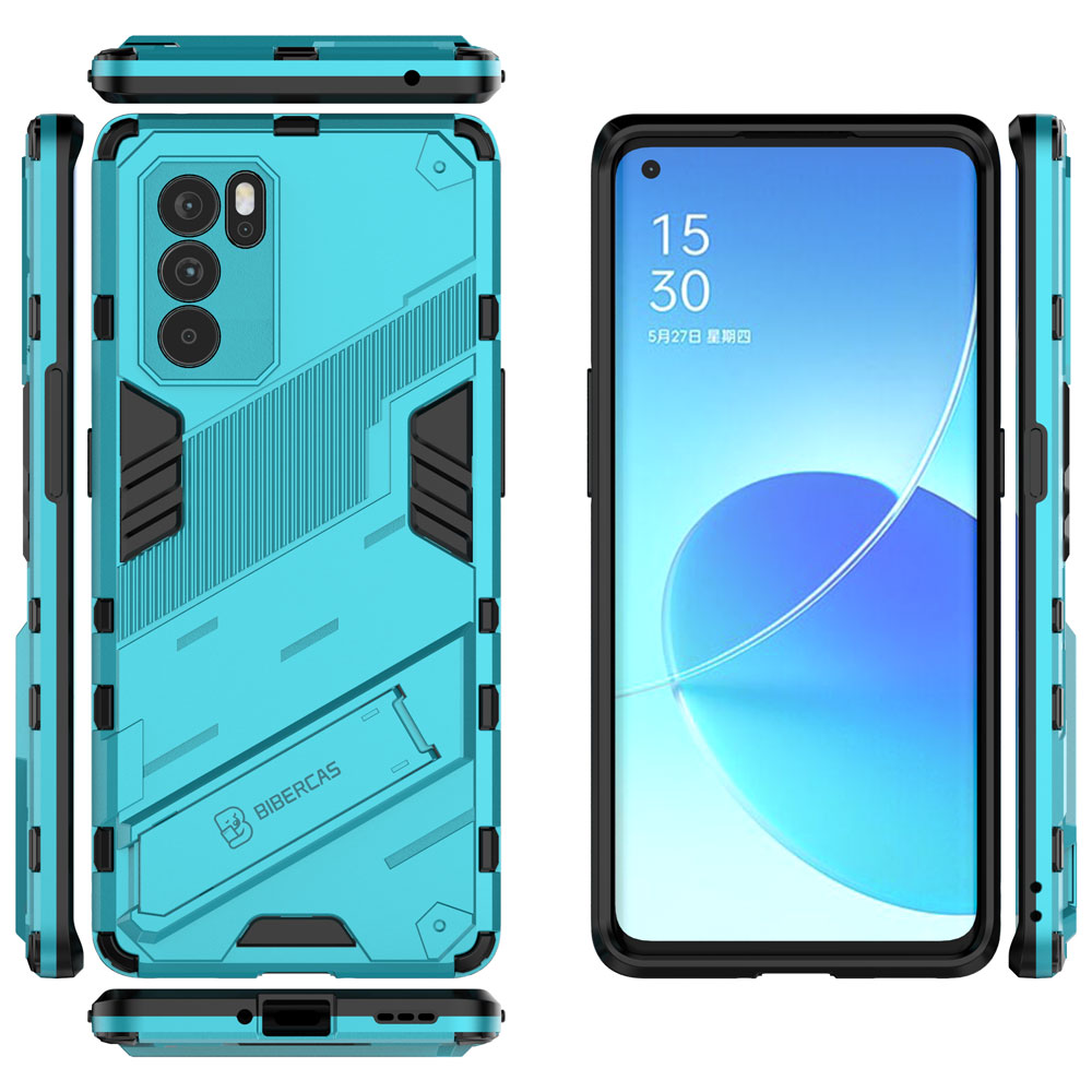 OPPO Reno 6 5G Phone Case Amor [Drop-protection] with Car Magnetic Ring Holder