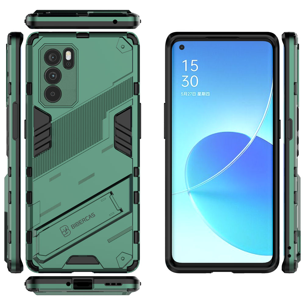 OPPO Reno 6 5G Phone Case Amor [Drop-protection] with Car Magnetic Ring Holder