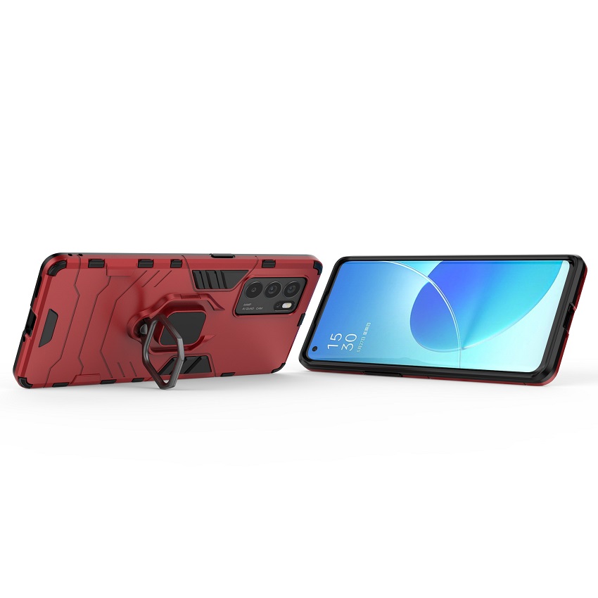 OPPO Reno 6 5G Case,Phone Case for OPPO Reno 6 5G / OPPO Reno6 5G [Drop-protection] with Car Magnetic Ring Holder