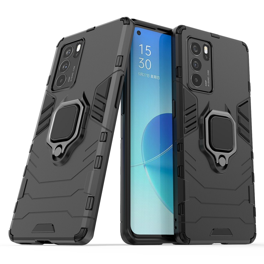 OPPO Reno 6 5G Case,Phone Case for OPPO Reno 6 5G / OPPO Reno6 5G [Drop-protection] with Car Magnetic Ring Holder