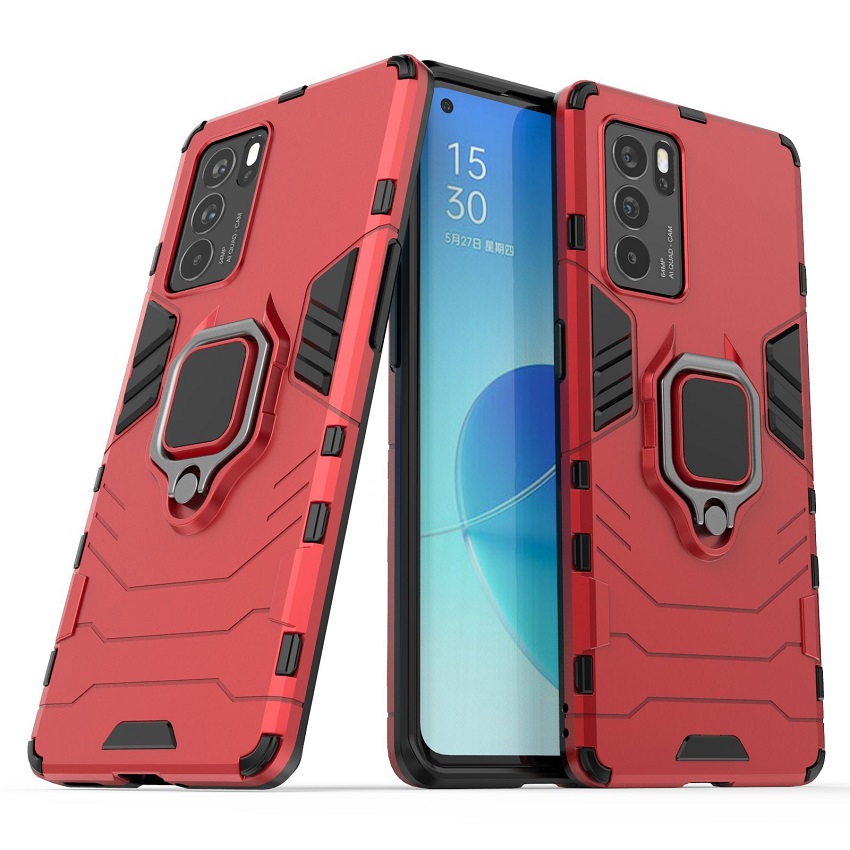 OPPO Reno 6 5G Case,Phone Case for OPPO Reno 6 5G / OPPO Reno6 5G [Drop-protection] with Car Magnetic Ring Holder