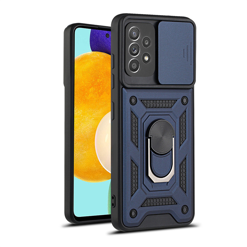 Samsung Galaxy A32 4G Phone Case ,Samsung Galaxy A32 4G TPU+PC Metal Ring Grip Kickstand Protective Case Cover