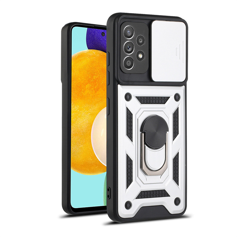Samsung Galaxy A32 4G Phone Case ,Samsung Galaxy A32 4G TPU+PC Metal Ring Grip Kickstand Protective Case Cover
