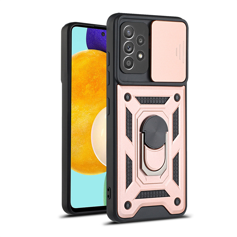 Samsung Galaxy A32 4G Phone Case ,Samsung Galaxy A32 4G TPU+PC Metal Ring Grip Kickstand Protective Case Cover