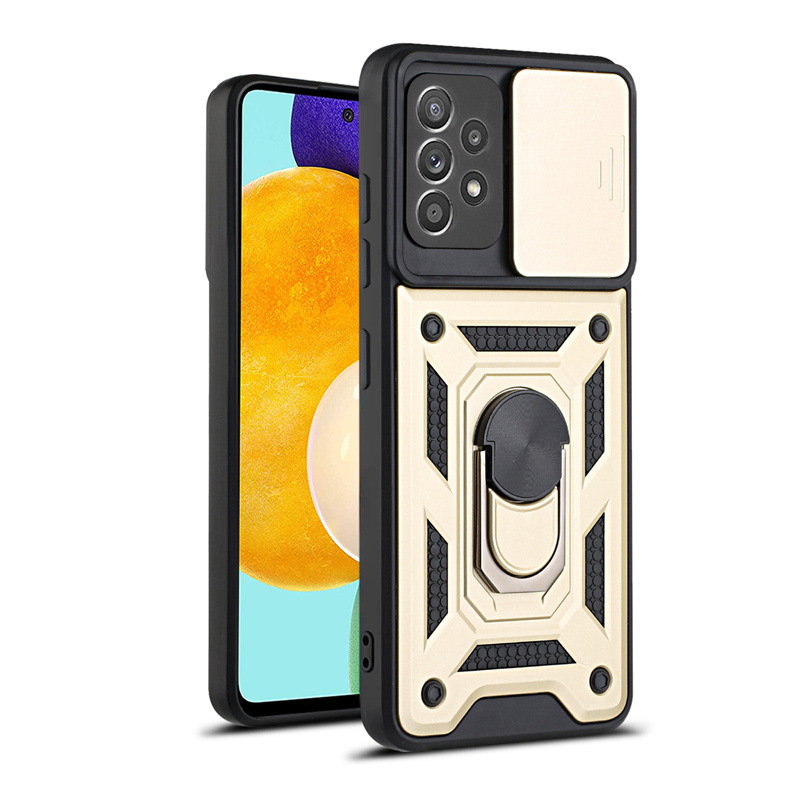 Samsung Galaxy A32 4G Phone Case ,Samsung Galaxy A32 4G TPU+PC Metal Ring Grip Kickstand Protective Case Cover