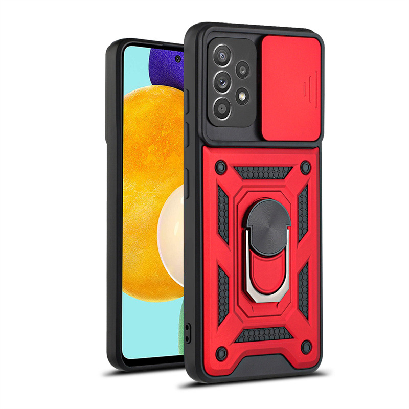 Samsung Galaxy A32 4G Phone Case ,Samsung Galaxy A32 4G TPU+PC Metal Ring Grip Kickstand Protective Case Cover