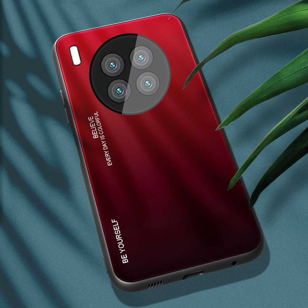 Phone Case for Huawei Nova 8i  SE Pro Mate 40 30 20 Pro Nova 3 7i Phone Case Fashion Anti-shock Gradient Glass Phone Casese