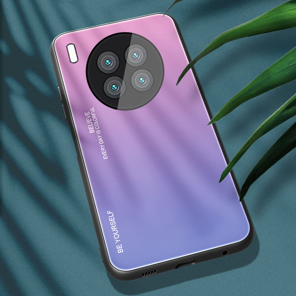 Phone Case for Huawei Nova 8i  SE Pro Mate 40 30 20 Pro Nova 3 7i Phone Case Fashion Anti-shock Gradient Glass Phone Casese