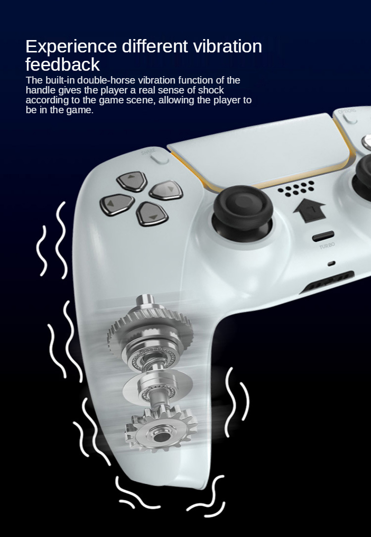 For PS4 Wireless Controller Dual Sense PlayStation4 Joystick 6-Axis Double Vibration Gamepad For PS4 Console PC Laptop Android