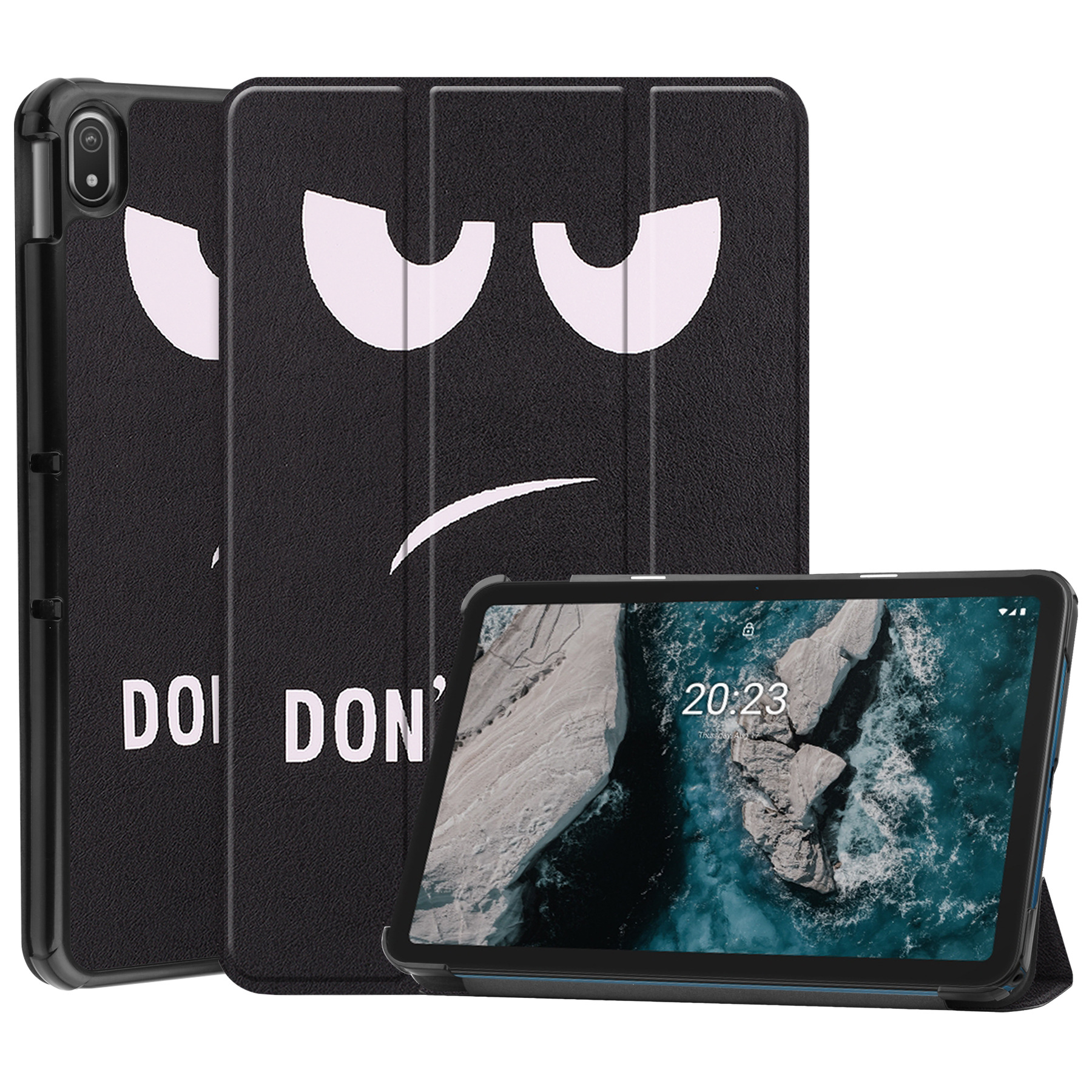 Flip Folio Tablet Case for Nokia T20 Case PU Leather Smart Case with Auto Wake Function