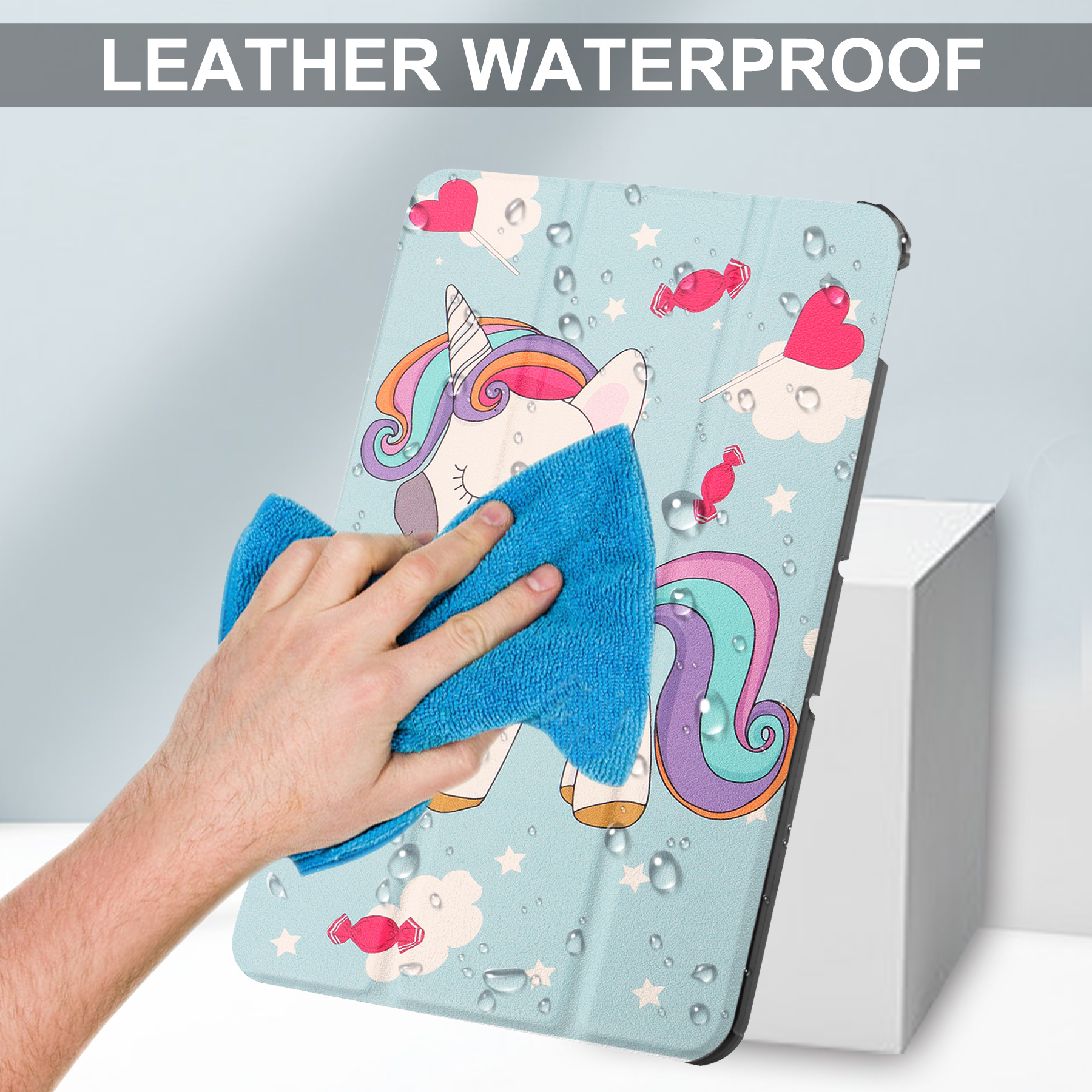 Flip Folio Tablet Case for Nokia T20 Case PU Leather Smart Case with Auto Wake Function