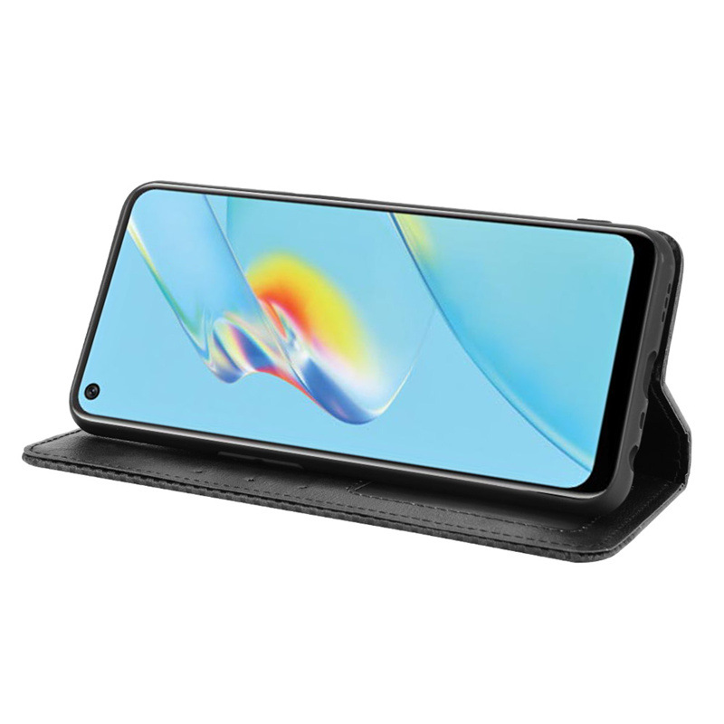Flip Cover for A74 4G/F19 4G A54 5G Realme 8 Pro A94 Reno5 Z/F19 Pro+ A93 Reno5 6 6z Pro Reno5 F/Reno5 Lite A15/A15S A73 2020/F17 A53S/A33 A52/OPPO A92 Wallet Leather Phone Case Shockproof Durable Ret