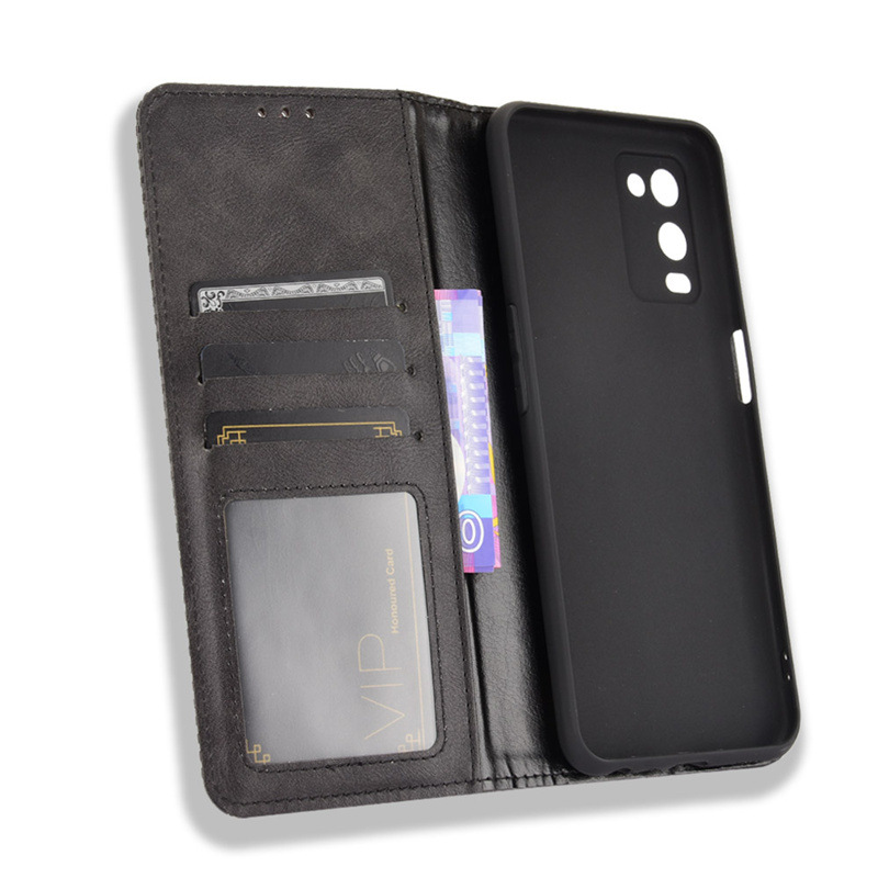 Flip Cover for A74 4G/F19 4G A54 5G Realme 8 Pro A94 Reno5 Z/F19 Pro+ A93 Reno5 6 6z Pro Reno5 F/Reno5 Lite A15/A15S A73 2020/F17 A53S/A33 A52/OPPO A92 Wallet Leather Phone Case Shockproof Durable Ret