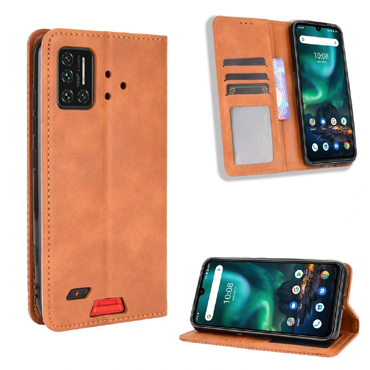 Flip Cover for Umidigi Bison Pro GT F2 Power 3 X A5 A7 A9 A11 Pro Max F1 Play A3S A3X S5 Pro A11S Bison X10 Pro Power 5Wallet Leather Phone Case Shockproof Durable Retro Case