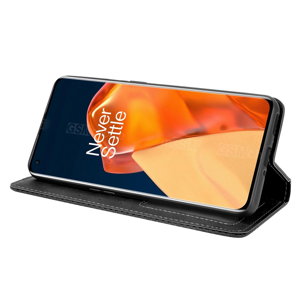 Flip Cover for OnePlus 9 7 8 6 7T Pro 8T 5T 6T 9RT 9R Nord N20 N200 N10 N100 CE 5G Wallet Leather Phone Case Shockproof Durable Retro Case