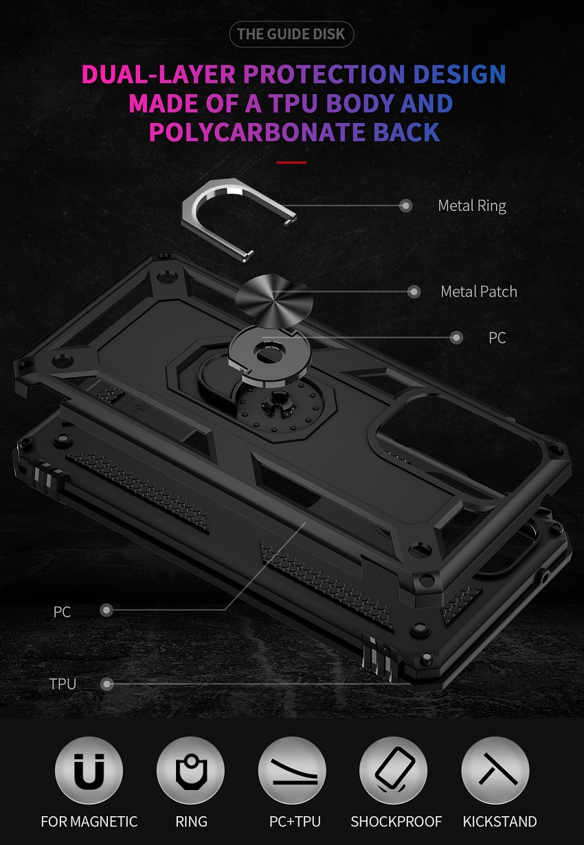 Samsung Galaxy A53 Case,Phone Case for Samsung Galaxy A53 [Drop-protection] with Car Magnetic Ring Holder