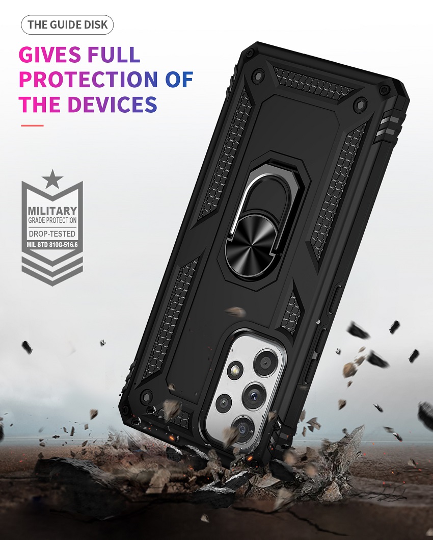 Samsung Galaxy A53 Case,Phone Case for Samsung Galaxy A53 [Drop-protection] with Car Magnetic Ring Holder