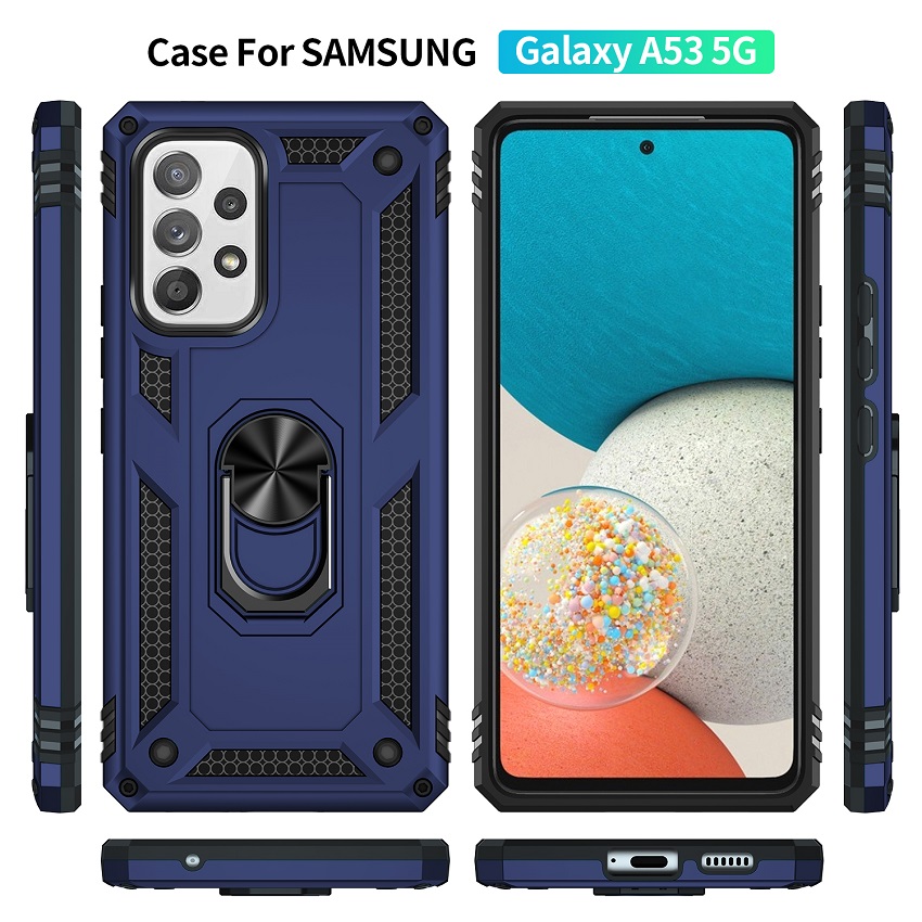Samsung Galaxy A53 Case,Phone Case for Samsung Galaxy A53 [Drop-protection] with Car Magnetic Ring Holder