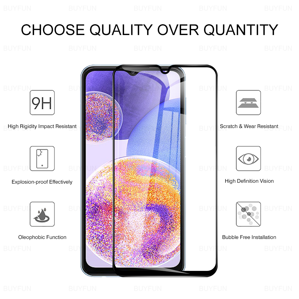 [2-PACK] Samsung Galaxy A13 A23 A33 [Full Coverage] [Tempered Glass] Screen Protector FOR Samsung Galaxy A13 4G,Samsung Galaxy A23,Samsung Galaxy A33 5G