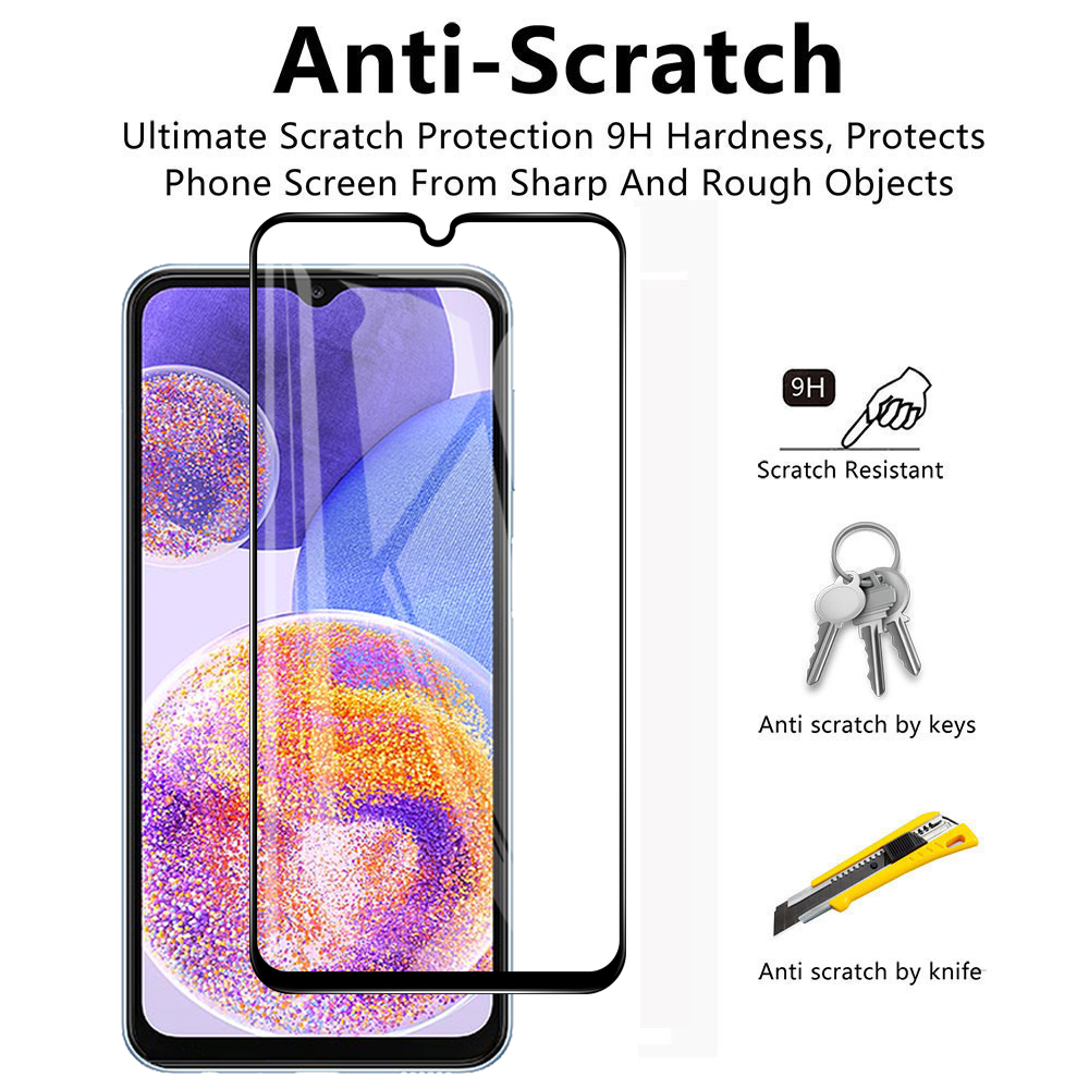 [2-PACK] Samsung Galaxy A13 A23 A33 [Full Coverage] [Tempered Glass] Screen Protector FOR Samsung Galaxy A13 4G,Samsung Galaxy A23,Samsung Galaxy A33 5G