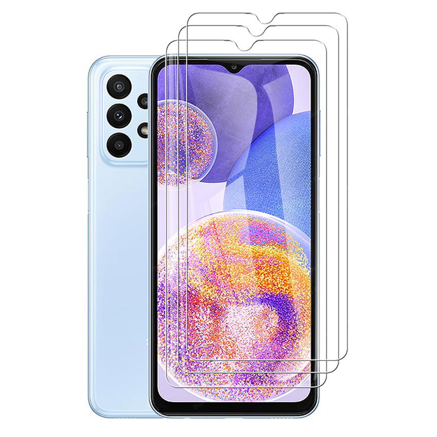 [3-PACK] Samsung Galaxy A13 A23 A33 [HD Clear] [Tempered Glass] Screen Protector FOR Samsung Galaxy A13 4G,Samsung Galaxy A23,Samsung Galaxy A33 5G