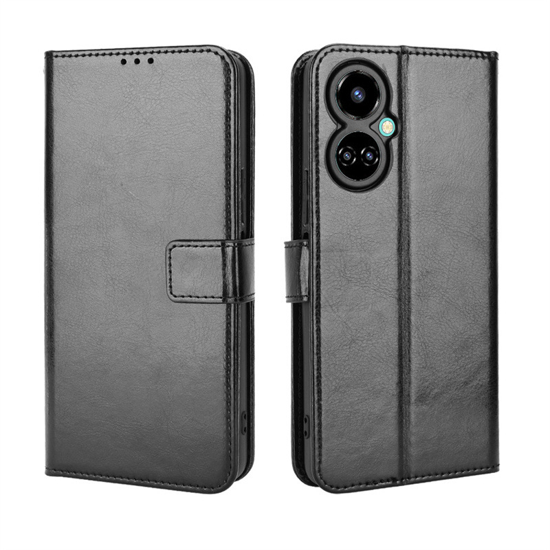 Flip Cover for Tecno Camon 19,Tecno Camon 19 Pro Wallet Leather Phone Case Shockproof Durable Retro Case