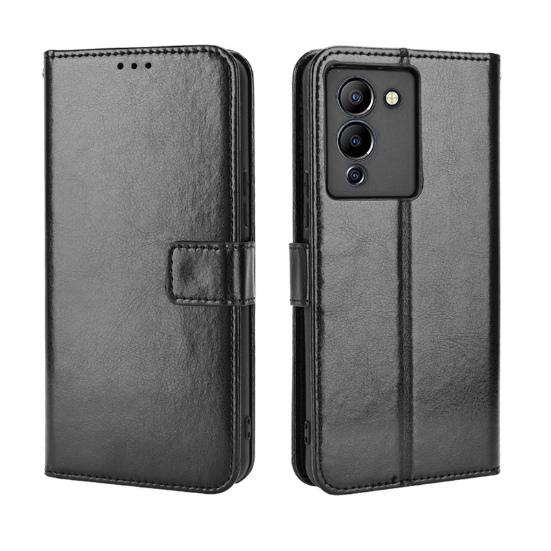 Flip Cover for Infinix Note 12 G96 6.7'',Infinix Note 12 Turbo Wallet Leather Phone Case Shockproof Durable Retro Case