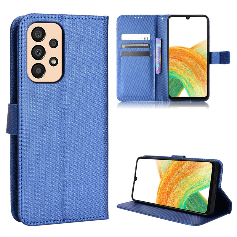 Wallet Flip Cover for Samsung Galaxy A73 A53 A33 A23 A13 A03 Core Leather PU Phone Case Shockproof Durable Retro Case