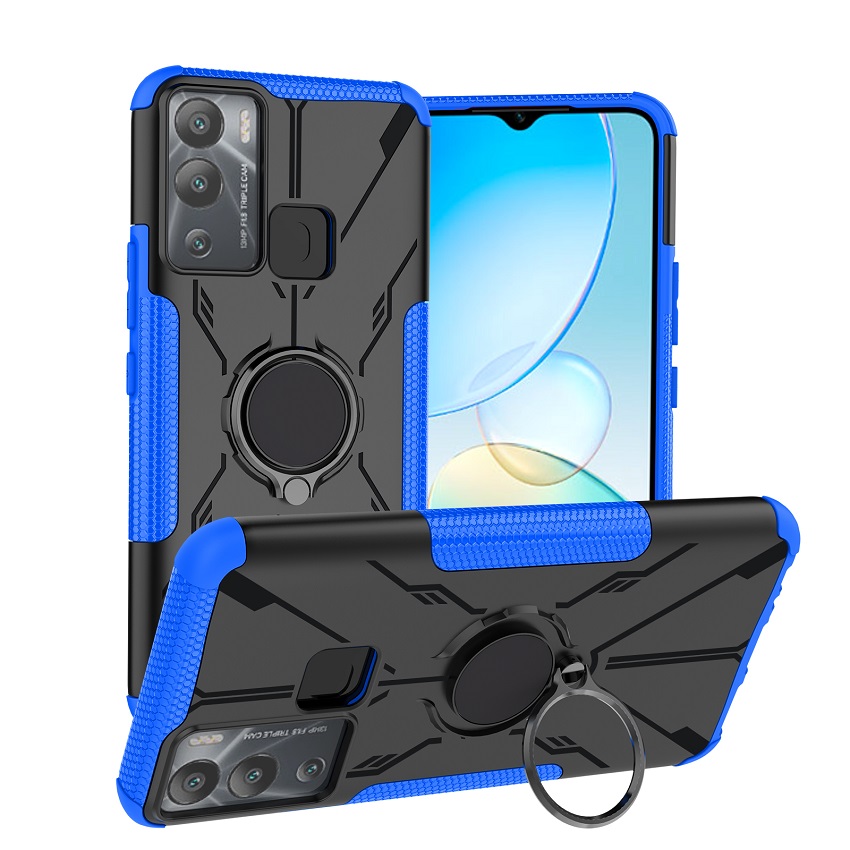 Phone Case for Infinix Hot 12i [Drop-protection] with Car Magnetic Ring Holder