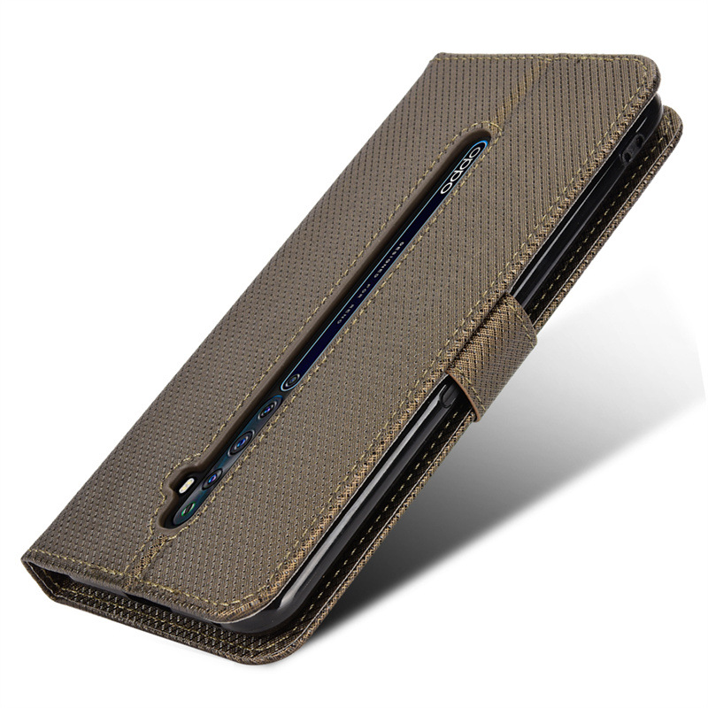 Wallet Flip Cover for OPPO Reno 2Z/Reno 2F Leather PU Phone Case Shockproof Durable Retro Case