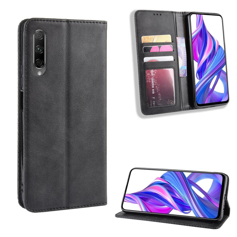 Flip Cover for Huawei Y9 Prime 2019 Y9S Y8P Y8S Y7P Y6P Honor 50 Pro Nova 9 SE Wallet Leather Phone Case Shockproof Durable Retro Case