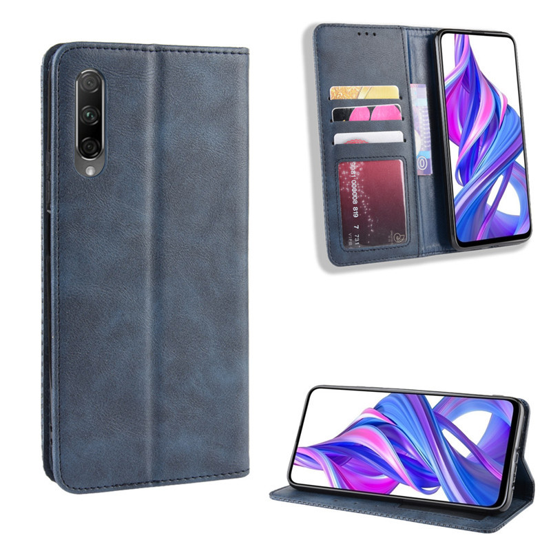 Flip Cover for Huawei Y9 Prime 2019 Y9S Y8P Y8S Y7P Y6P Honor 50 Pro Nova 9 SE Wallet Leather Phone Case Shockproof Durable Retro Case