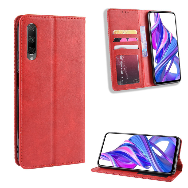 Flip Cover for Huawei Y9 Prime 2019 Y9S Y8P Y8S Y7P Y6P Honor 50 Pro Nova 9 SE Wallet Leather Phone Case Shockproof Durable Retro Case